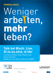 "Weniger arbeiten, mehr leben?" "Weniger arbeiten, mehr leben?"